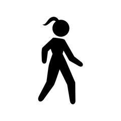 Walking man icon