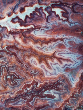 Aerial view of desert landscape
