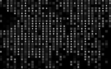 Dark Silver, Gray vector pattern in square style.