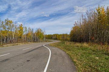 Autumn Scene at Elk Island National Park