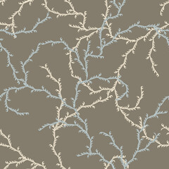 Frosty Branches Seamless Pattern