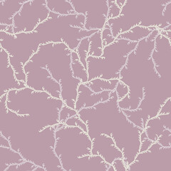 Frosty Branches Seamless Pattern