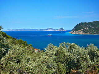 Fototapeta na wymiar Greece,Skopelos-outlook on the sea