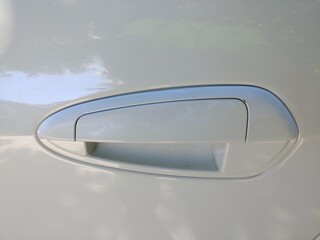 klamka samochodowa drzwi auto pojazd © Piotr