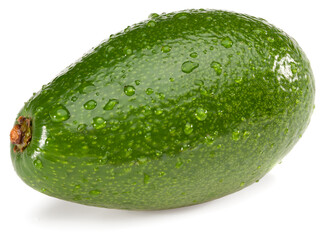 fresh avocado isolated on white background. full depth of field. clipping path