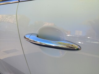 klamka samochodowa drzwi auto pojazd © Piotr