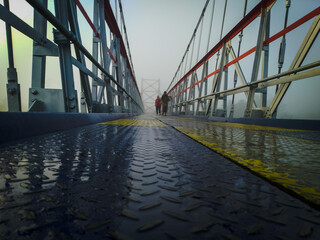 Obraz premium bridge over the river