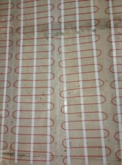 Electric floor heating system installation