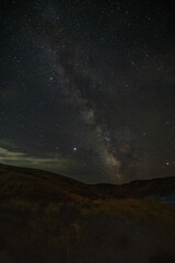 Palouse at Night with the Milky Way in the Back