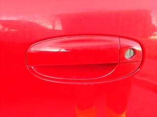 klamka samochodowa drzwi auto pojazd © Piotr