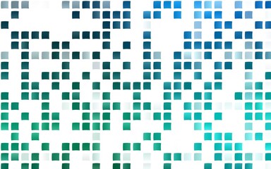 Light Blue, Green vector background with rectangles.