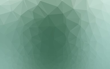 Obraz premium Light Blue, Green vector polygon abstract layout.