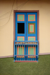 window with shutters