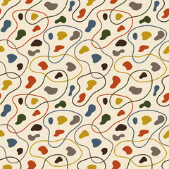 abstract seamless repeating pattern, vector illustration