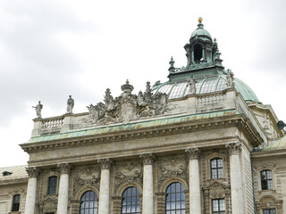 Fototapeta na wymiar Historic building, museum, landmark in Munich