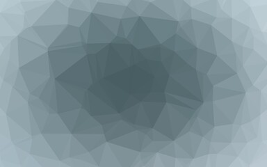 Light BLUE vector blurry triangle template.