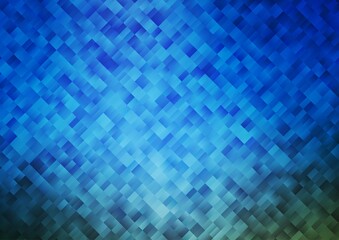 Light BLUE vector cover in polygonal style.