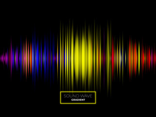 Soundwave vector abstract background. Sign of music and audio digital record soundtrack