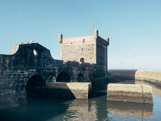 castle in the water