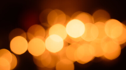 Blurred orange background. Orange bokeh 