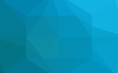Obraz premium Light BLUE vector low poly layout.
