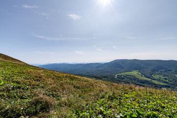 view from the Bieszczady peaks