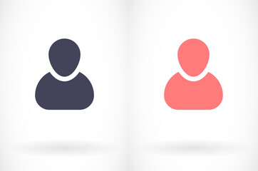 man icon . vector man . illustration man . 10 eps man . simple image man