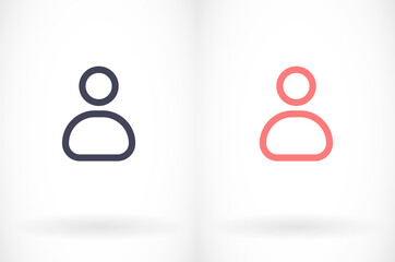 man icon . vector man . illustration man . 10 eps man . simple image man