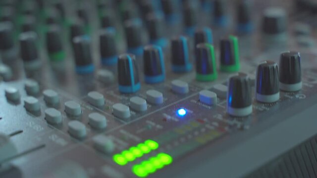Soundboards on TV stations, sound designers use digital sound mixers in their studios.