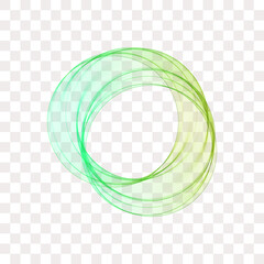 Abstract color wave vector background. A circle. eps 10