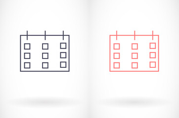 calendar 1 icon vector 10 eps design. lorem ipsum Flat Design JPG