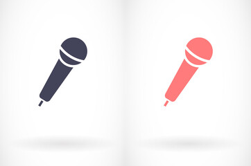 Microphone . icon Microphone . vector Microphone 10 episode . lorem ipsum Flat Design JPG Microphone