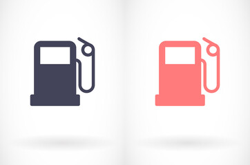 gas station icon vector. lorem ipsum Flat Design JPG