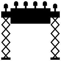 
Street Billboards fixed with street lights for marketing 
