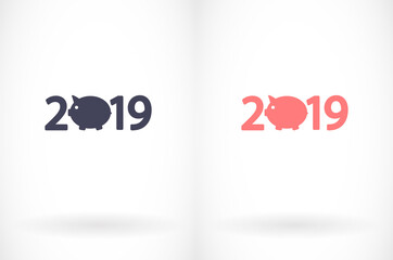 Obraz premium calendar 2019 Icon vector. lorem ipsum Flat Design JPG