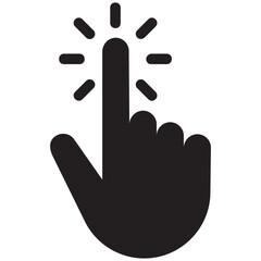 
Index pointing with index finger concept of direct pointing
