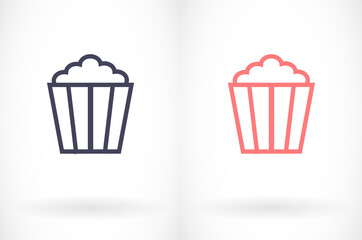 popcorn 10 bond icon design vector graphic