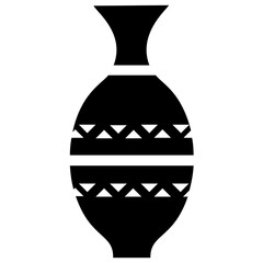 
Vase made of mud and ceramic known as ceramic vessel
