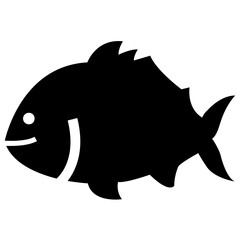 
Fish having chaks inside depicting tilapia fish 
