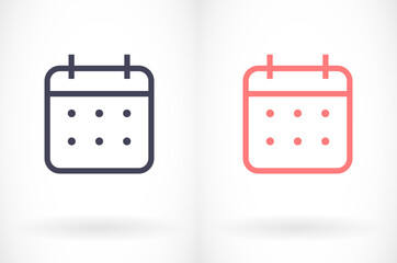 calendar 10 eps bond icon design vector graphics