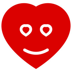 
Red color of beautiful heart is the symbol of love 
