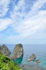 Naklejka premium 島武意海岸