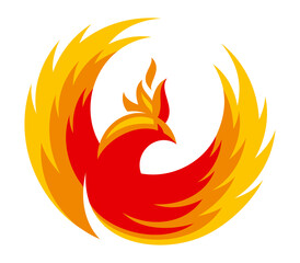 Firebird. Abstract illustration for your projects