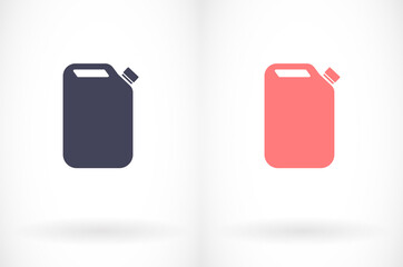 Oil canister icon, gasoline icons vector. Simple illustration of icon vector icons of oil canister oil vector icons for web refueling vector icons