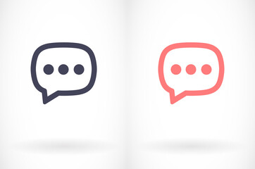 SMS mail vector icon. mail to receive SMS icon. mail to send SMS icon. mail for reading SMS flat