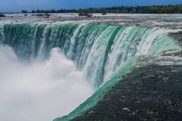Horseshoe falls, also known as Canadian falls, at Niagara falls, Canada