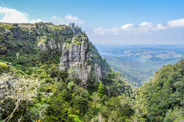 The Pinnacle rock a very tall quartzite rock in Sabie Graskop Mpumalanga South Africa