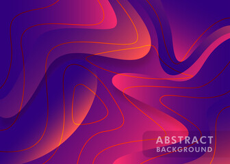 Futuristic template background in fluid style