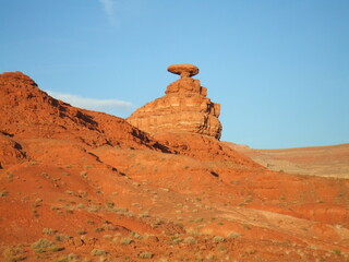 Mexican Hat, interesting rock formation, Utah, USA