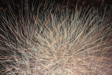 fireworks in the sky